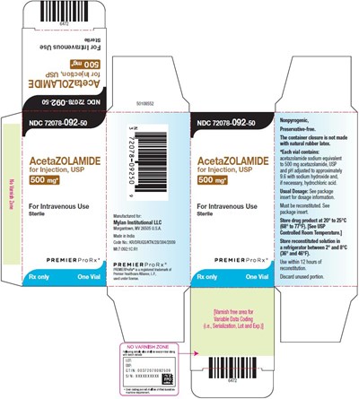 Acetazolamide For Injection 500 mg Carton Label (Image 02)