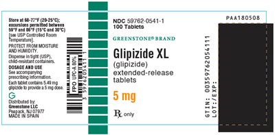 glipizide-05.jpg Principal Display Panel - 100 Tablet Bottle - glipizide 05