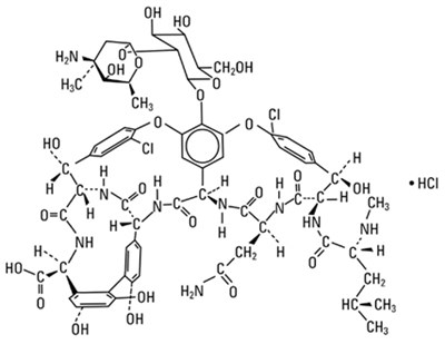 Chemical Structure - vancomycin 01