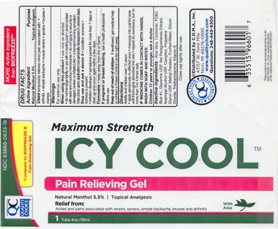 Principal Display Panel (4 oz. Tube Label)