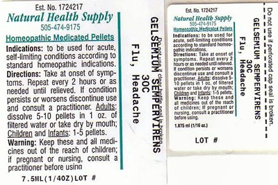 Flu Headache Label (Nhs Flu Headache)