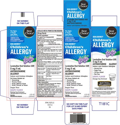 Principal Display Panel - 120 mL Bottle Carton - loratadine 01