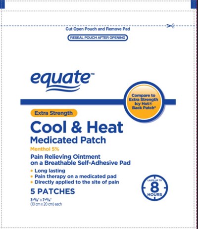 Equate Cool And Heat Medicated Patch (Image 01)