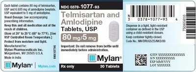 image-07.jpg Telmisartan and Amlodipine Tablets 80 mg/5 mg Bottle Label - image 07