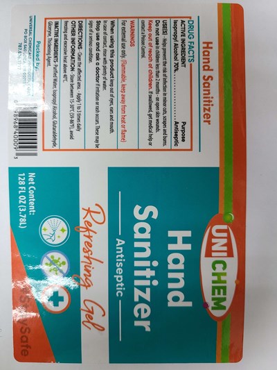 Hand Sanitizer Refreshing Gel Ipa 1gl (16304191253814303220967338164778)
