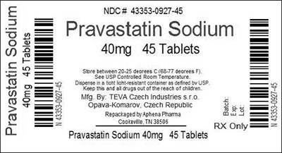 43353-927.jpg Bottle Label 40mg - 43353 927
