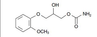 Methocarbamol Chemical Structure (796b1f1b 4dcf 4167 9da9 E779231dd4de 01)