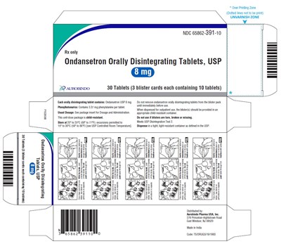 ondansetronod-fig4.jpg PACKAGE LABEL-PRINCIPAL DISPLAY PANEL - 8 mg Blister Carton (3 x 10 Unit-dose) - ondansetronod fig4