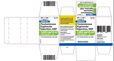 testo-cyp-100mgml-10ml-carton.jpg PRINCIPAL DISPLAY PANEL - 100 mg/mL Vial Carton - testo cyp 100mgml 10ml carton