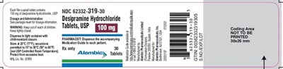 Desipramine mg 100
