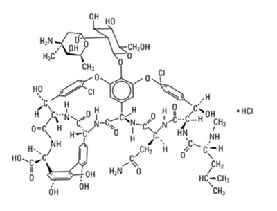 Chemical Structure (Vancomycin Hydrochloride For Injection Usp   Pbp 1)