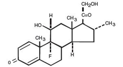 Chemical Structure - desoximetasone 01