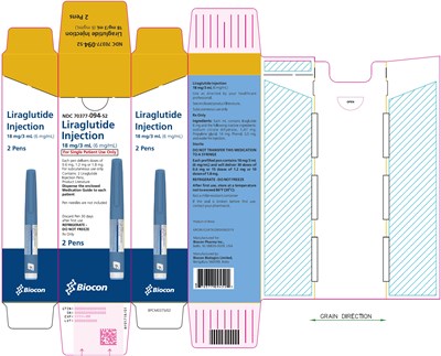 Liraglutide Injection Carton 2-pens (2 Pens)