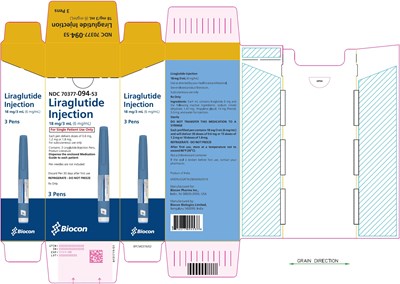 Liraglutide Injection Carton 3-pens (3 Pens)