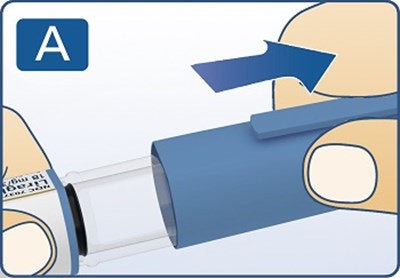 Fig. A (Pull off pen cap)