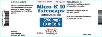 10 Meq 100 Ct (Micro K4)