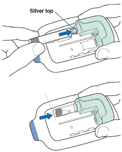 Image-16 (Image 16 Step 9 Du Drug Cartridge Blue Arrow Together)