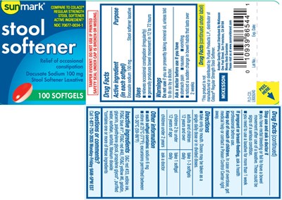 Docusate Sodium 100 mg (Docusate Sodium 2 Tone 100 mg Softgels 1)