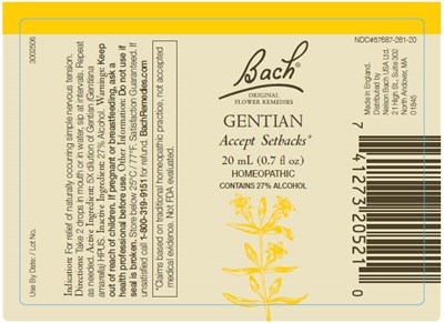 PRINCIPAL DISPLAY PANEL - 20 mL Bottle Label - gentian 01