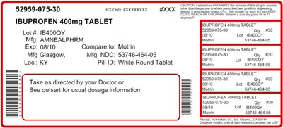 Ibuprofen 400mg Tablet Label (Label)