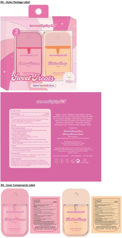 Hand Sanitizer Cherry Blossom, Vanilla Honey Scent (87247938 1)