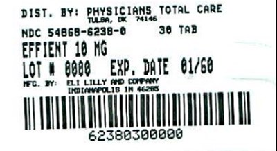 Image Of 10 mg Package Label (6238)