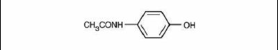 Image Of Acetaminophen Chemical Structure (Acetaminophen)