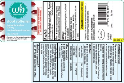 Docusate Sodium 100 mg (Docusate Sodium 2 Tone 100 mg Softgels Pur Wellnes 1)