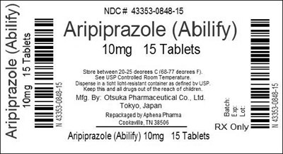 43353-848.jpg Bottle Label 10mg - 43353 848