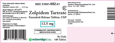 Principal Display Panel (12.5 mg Tablet Bottle Label)