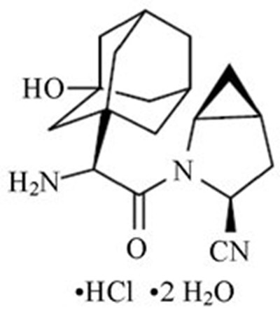 Saxagliptin Hydrochloride Structural Formula (Image 01)