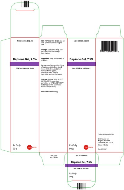 PRINCIPAL DISPLAY PANEL - 90 g Bottle Carton - dapsone 02