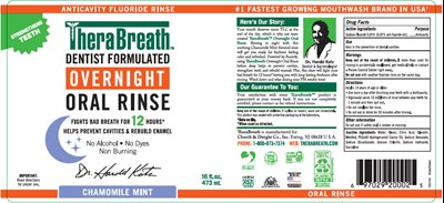 PRINCIPAL DISPLAY PANEL - 473 mL Bottle Label - therabreath 01