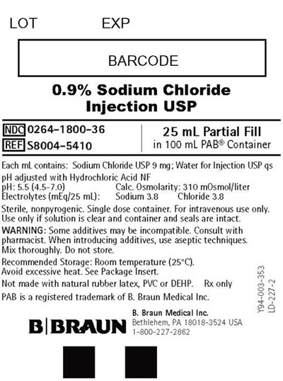 25 mL Container Label (Sodium Chloride Injection Usp In Pab 5)