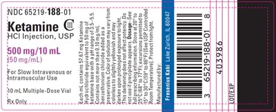 Package Label (PRINCIPAL DISPLAY – Ketamine HCl Injection, USP 10 mL Vial Label)