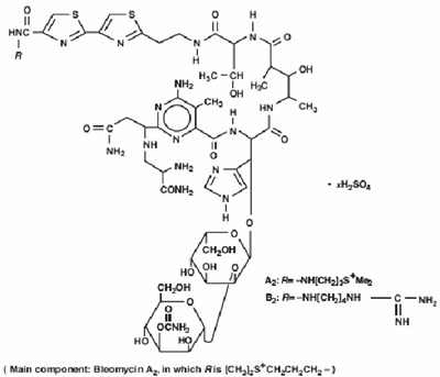 Structural Formula (Bleomycin For Injection Usp 1)