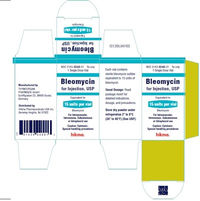 Bleomycin For Injection 30 Units/vial (Bleomycin For Injection Usp 3)