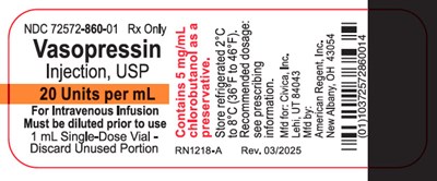Vial Label (Vasopressin Injection Civica 1 mL 3)