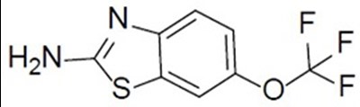 Chemical-structure-riluzole (Spl Image 1 Structure)
