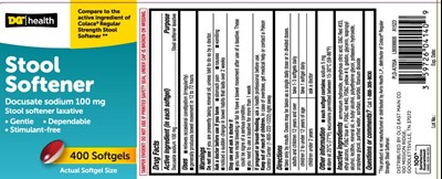 Docusate Sodium 100 mg - docusate sodium 2 tone 100 mg softgel pur 1