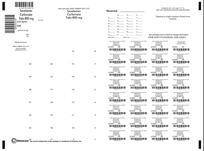 Principal Display Panel (Sevelamer Carbonate Tabs 800mg)