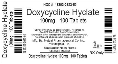 Bottle Label 100mg (43353 923)
