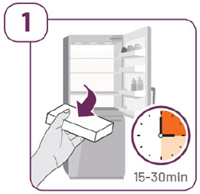 Image Of Removing Yusimiry From Refrigeration (AI instructions for use)