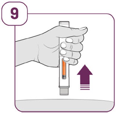 Image Of Proper Pull Away Of Yusimry Pen Post Injection (AI instructions for use)