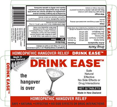 Principal Display Panel - 32 Tablet Blister Pack Carton - drink ease 01