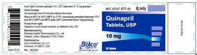 10 MG 90 COUNTS - quinpapril label 10mg 90 count