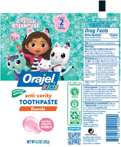 orajel-01.jpg PRINCIPAL DISPLAY PANEL - 119 g Tube Label - orajel 01