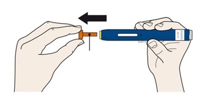 Carefully Pull The Gray Needle Cap Straight Out And Away From Your Body. (Repatha Amgenusa 48)