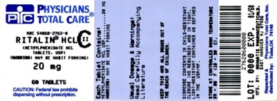 20 mg Package Label (2762)
