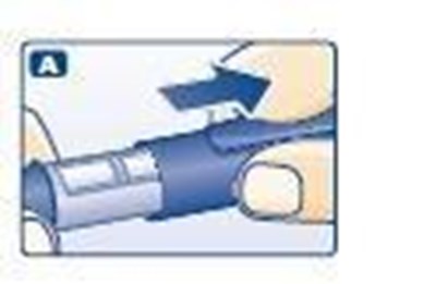 A (Preparing the NovoLog FlexPen)